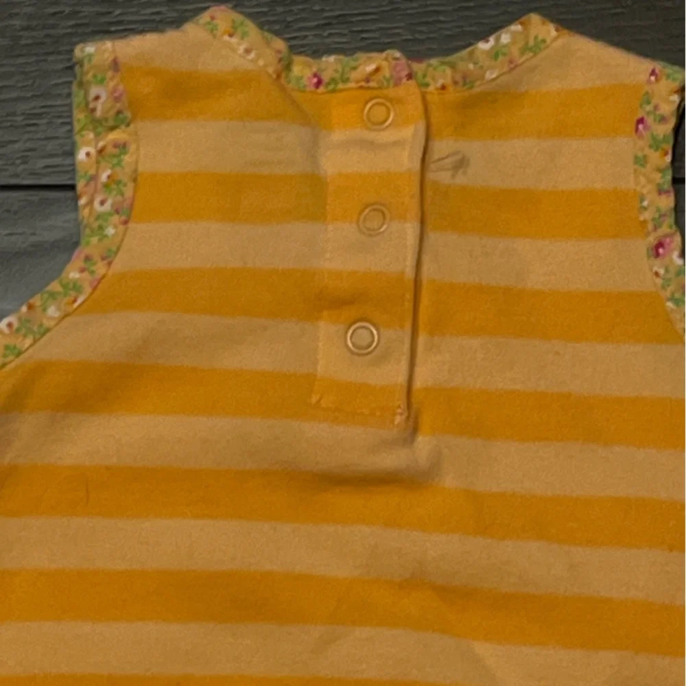 Carters Baby Girl 0-3 Months Orange One Piece NWOT